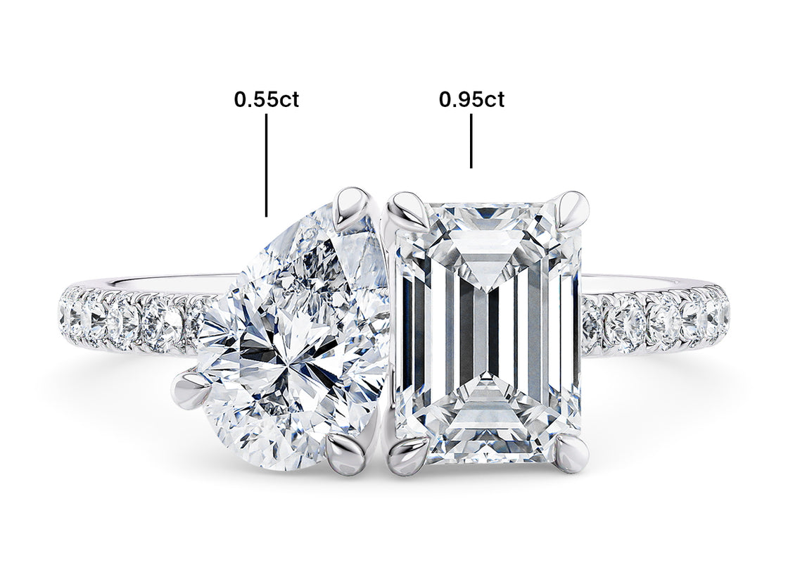 round cut diamond band engagement rings
