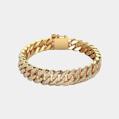 FASHION RHINESTONE DECOR CHAIN BRACELET