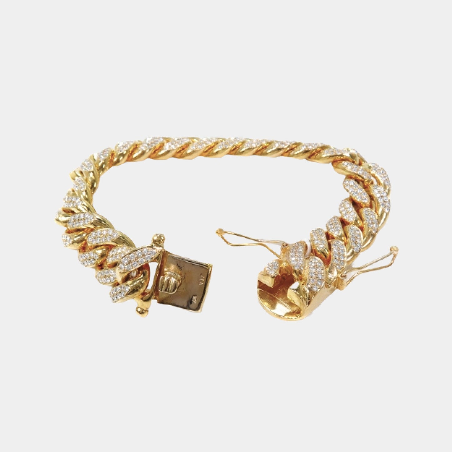 fashion rhinestone decor chain bracelet