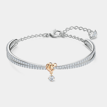 LIFELONG HEART BANGLE BRACELET