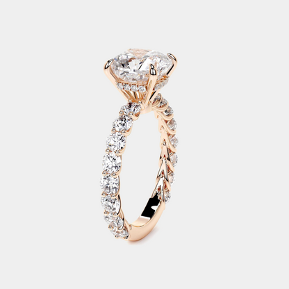 18KT WHITE GOLD ENCHANTÉ  STONES DIAMOND RING