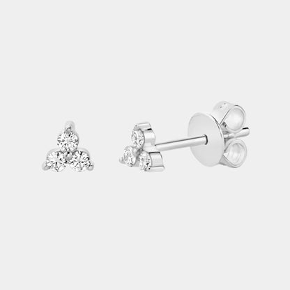ROUND CUT MOISSANITE DIAMOND BOLD STUD