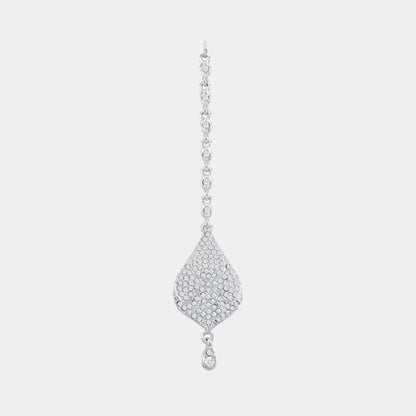 SILVER DIAMOND NECKLACE FOR WOMEN