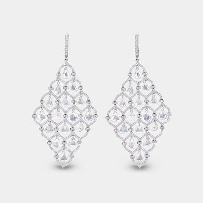 DIAMOND DROP CHANDELIER EARRINGS